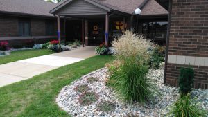 mental health building commercial landscaping project stanton mi
